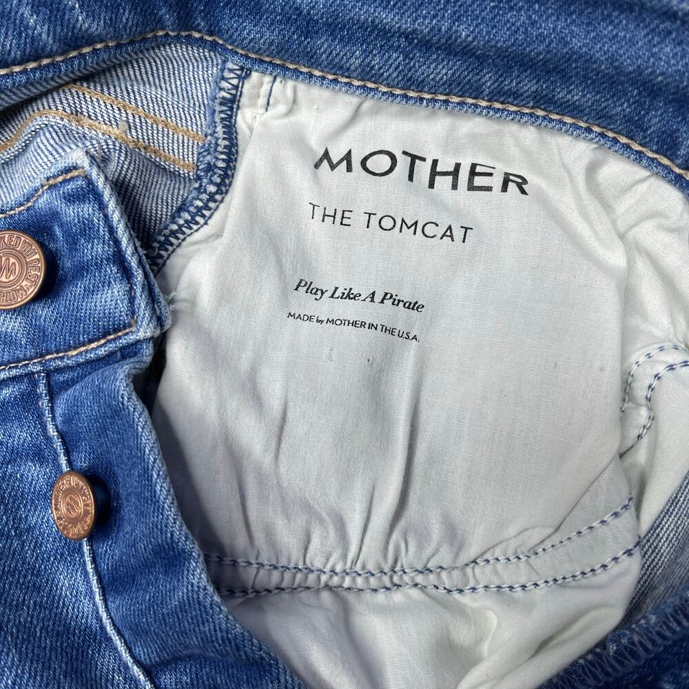 Mother Denim The Tomcat Straight Leg Jeans size 30 Play Like A Pirate wash - Picture 12 of 13